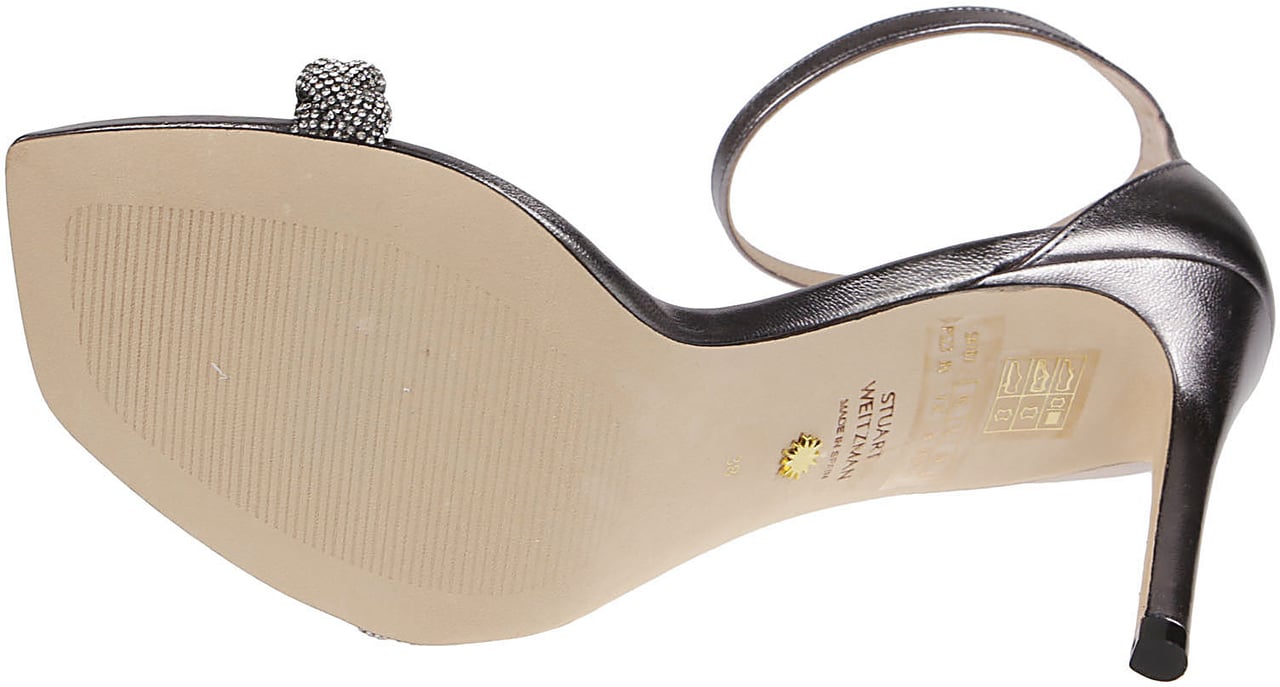 Stuart Weitzman Nudistcurve 100 Highshine Sandals Metallic Metallic