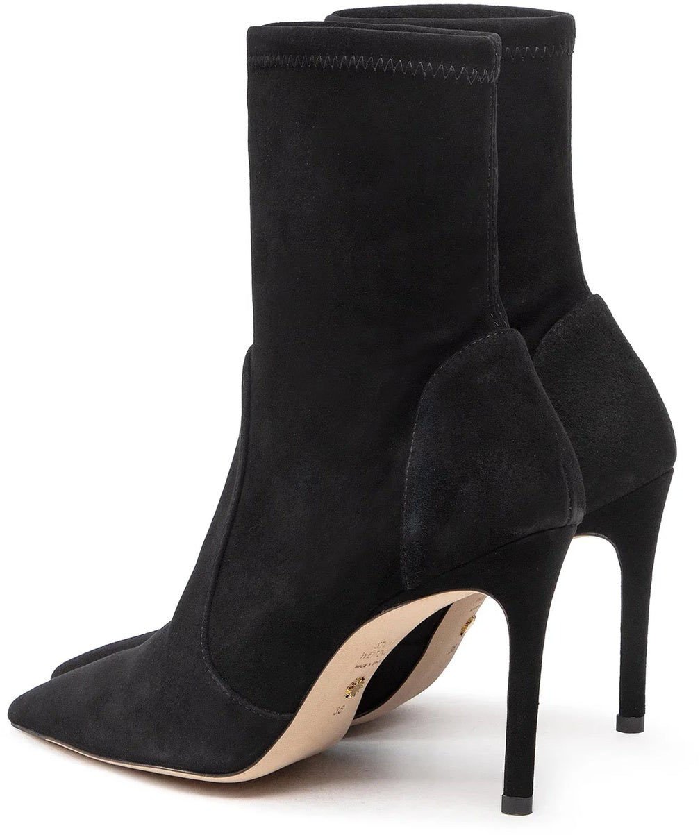 Stuart Weitzman Stuart Weitzman 85 Stretch Leather Boots Zwart