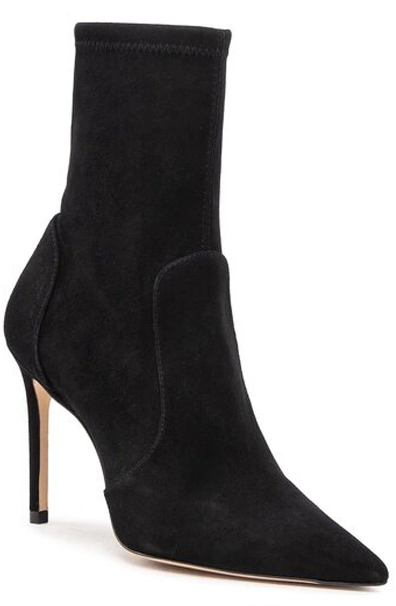 Stuart Weitzman Stuart Weitzman 85 Stretch Leather Boots Zwart