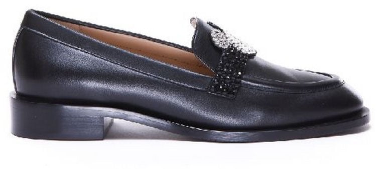 Stuart Weitzman Mocassin Black Zwart