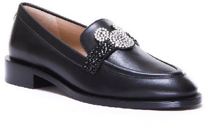 Stuart Weitzman Mocassin Black Zwart