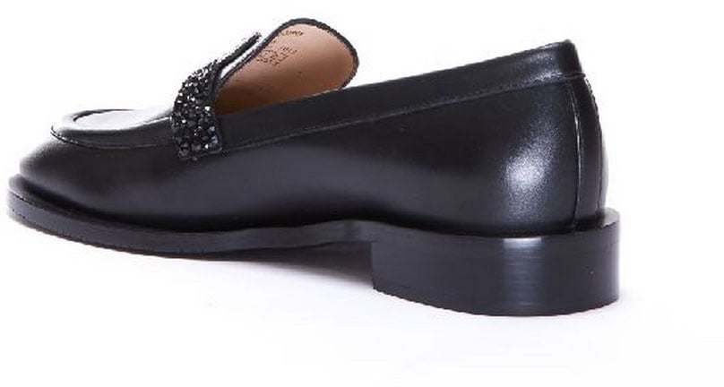 Stuart Weitzman Mocassin Black Zwart