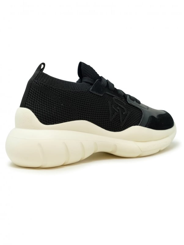 Stuart Weitzman STUART WEITZMAN SH301 BLACK CALF LEATHER SW 5050 TRAINERS Zwart