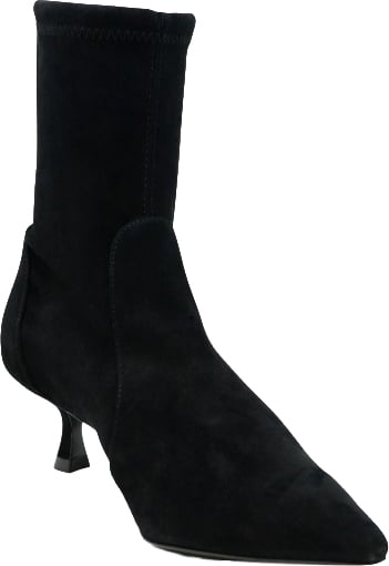 Stuart Weitzman STUART WEITZMAN SJ403 BLACK SUEDE NAOMI 50 BOOTIE Zwart