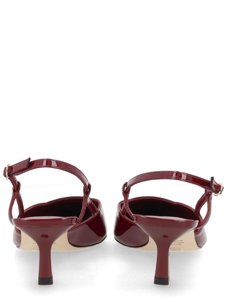 Stuart Weitzman Vinnie Pointed Toe Slender Heel Pumps Maroon