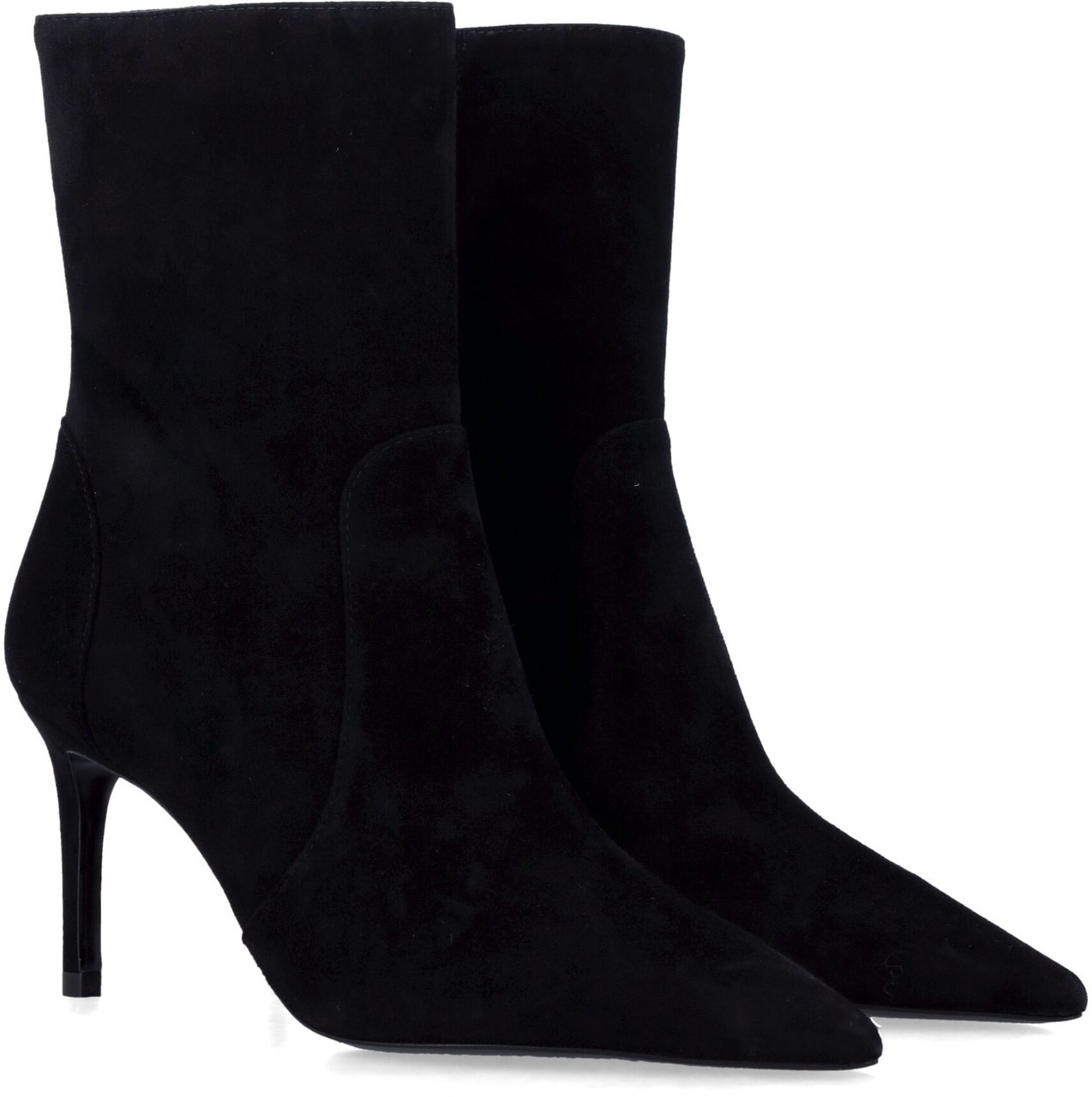 Stuart Weitzman Stuart Power Zip 75 Nero Zwart