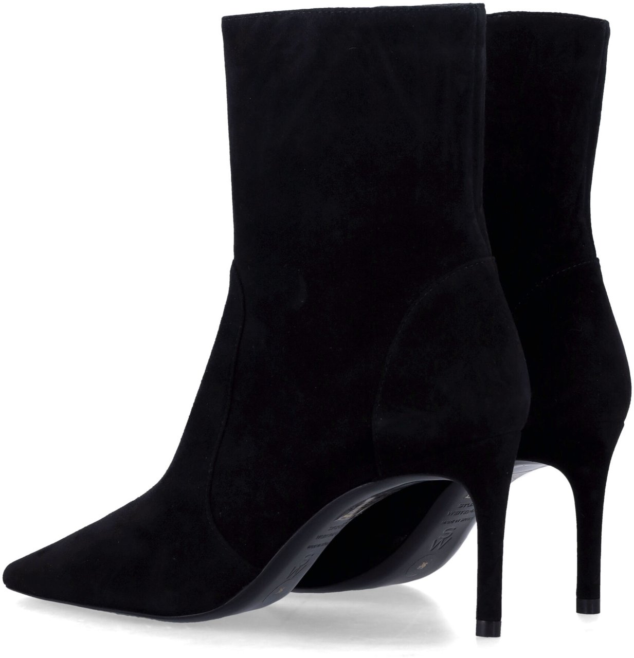 Stuart Weitzman Stuart Power Zip 75 Nero Zwart