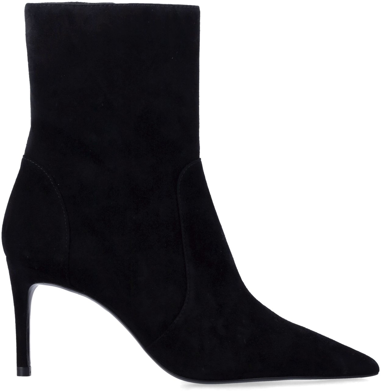 Stuart Weitzman Stuart Power Zip 75 Nero Zwart