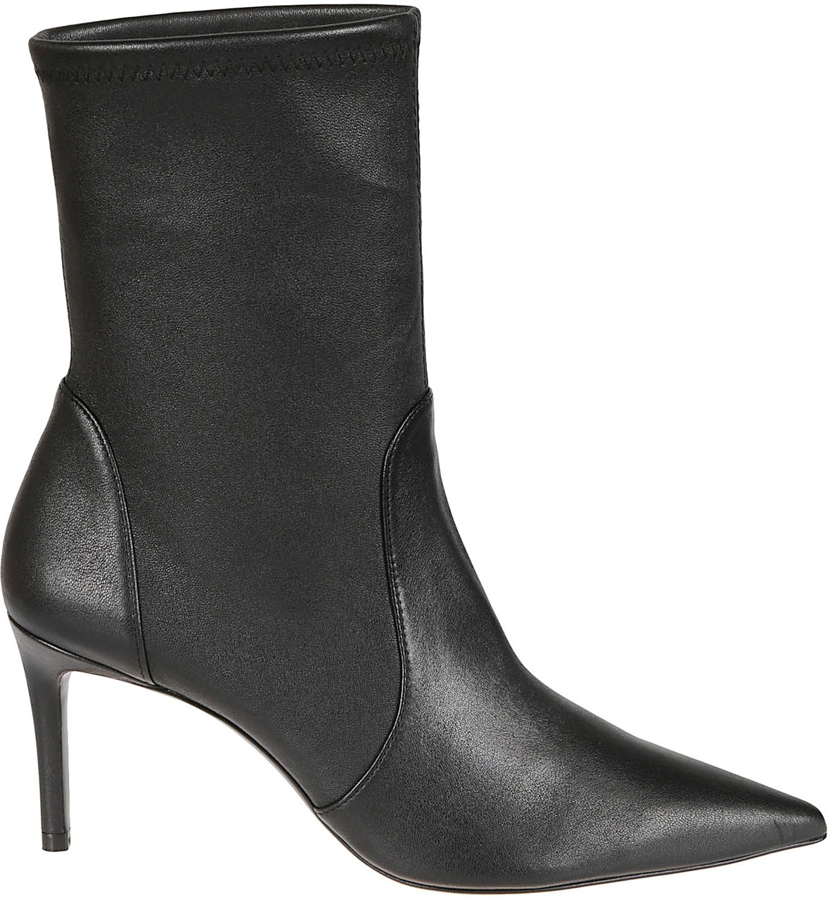 Stuart Weitzman Stuart Power Bootie 75 Ankle Boots Black Zwart