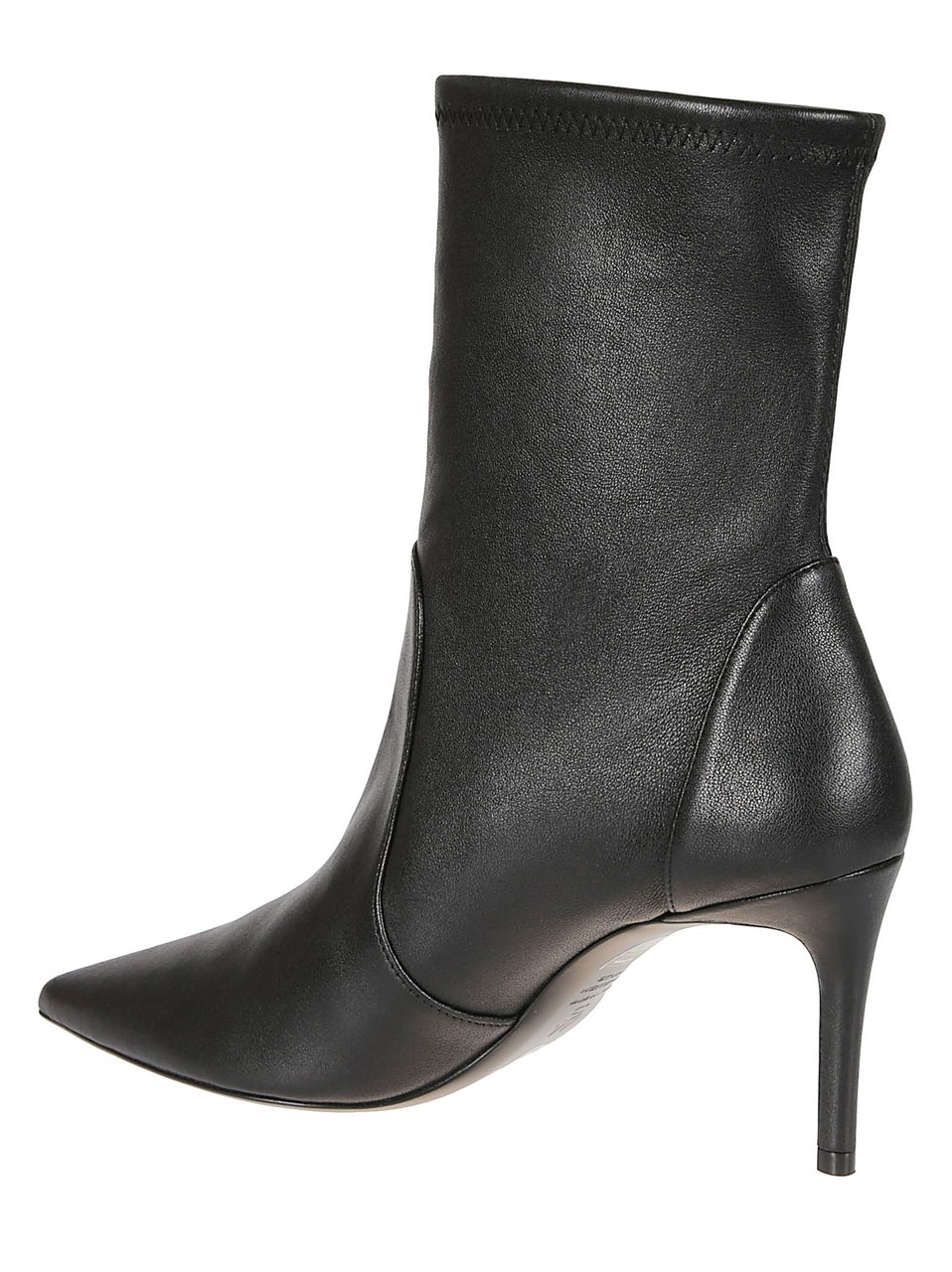 Stuart Weitzman Stuart Power Bootie 75 Ankle Boots Black Zwart