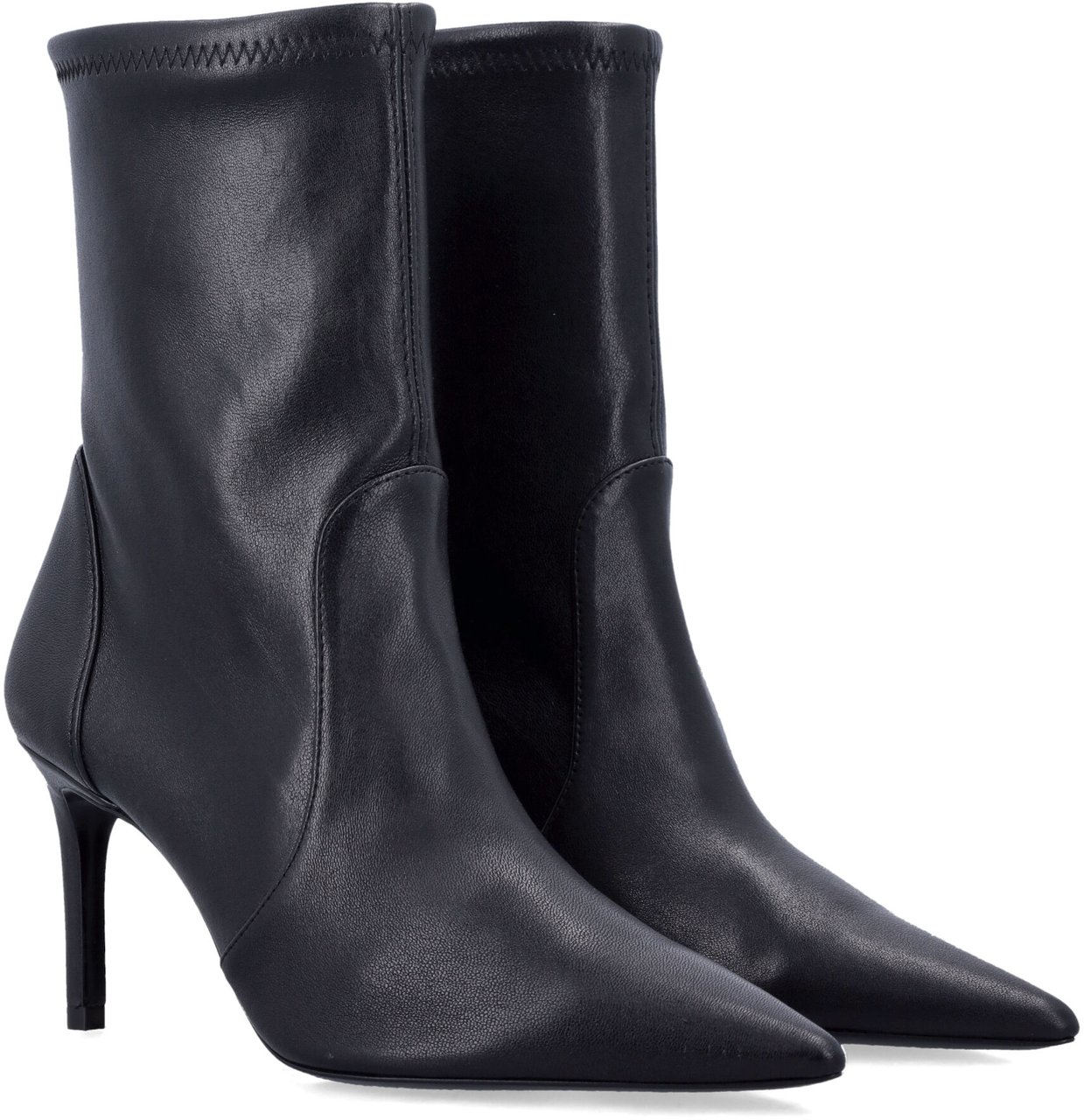 Stuart Weitzman Stuart Power Bootie 75 Nero Zwart