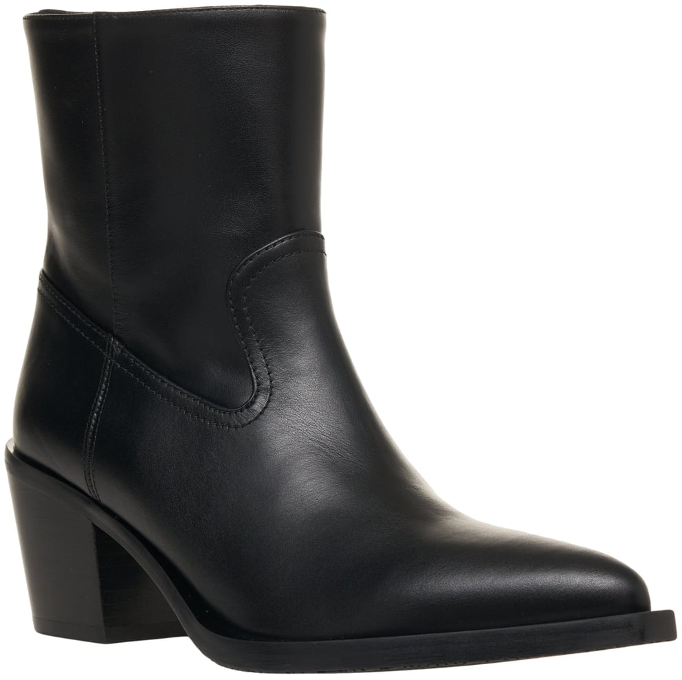 Stuart Weitzman Leather boots 'Tate' Zwart