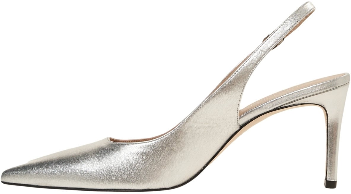 Stuart Weitzman Slingback 'Stuart Power' Zilver