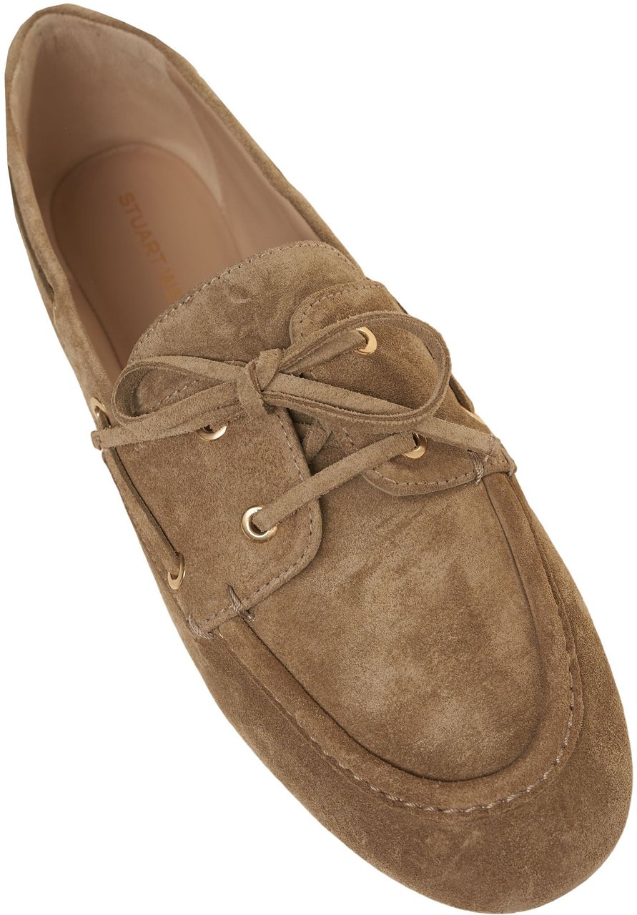Stuart Weitzman Boat shoes 'Tinsley' Groen
