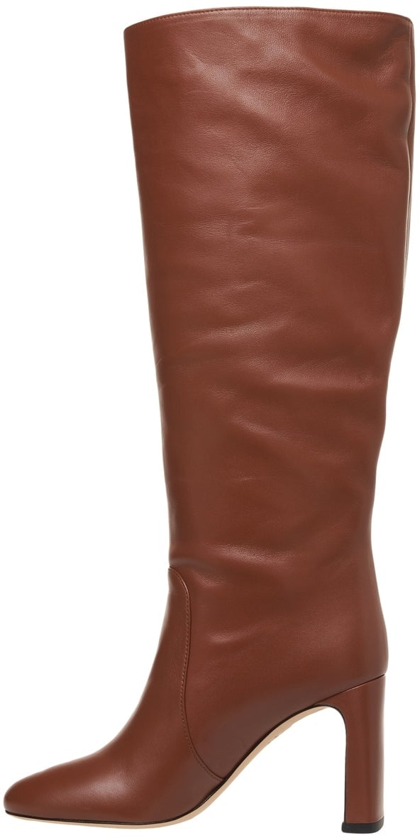 Stuart Weitzman Leather boots 'Babette Tubo' Bruin