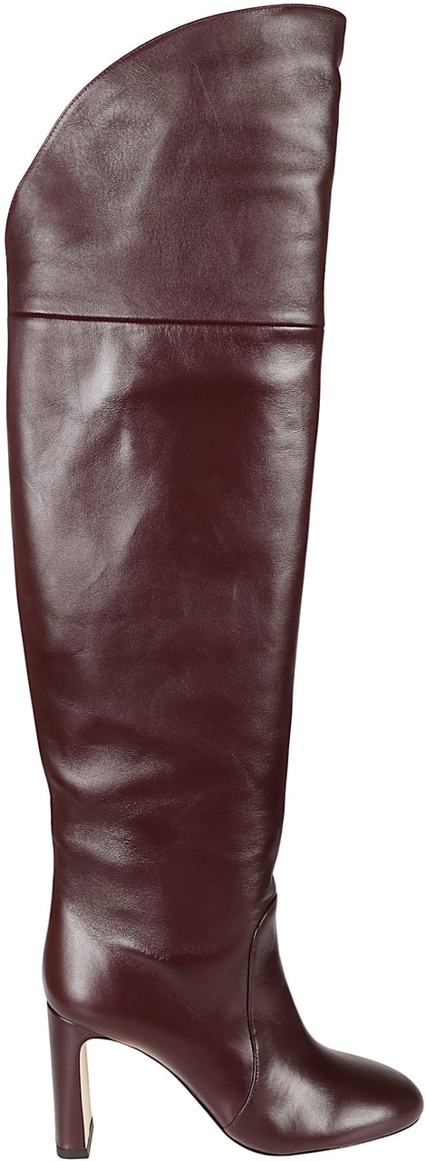 Stuart Weitzman Babette Over The Knee Tubo 85 Boots Red Rood