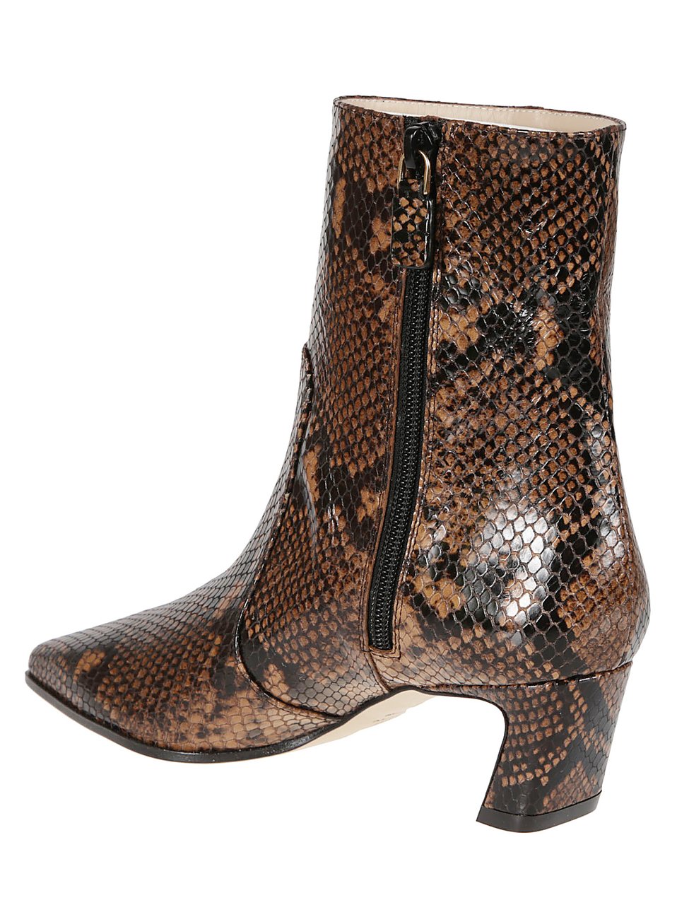 Stuart Weitzman Stassi Zip Bootie 50 Ankle Boots Brown Bruin