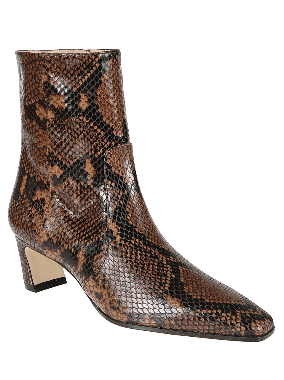 Stuart Weitzman Stassi Zip Bootie 50 Ankle Boots Brown Bruin