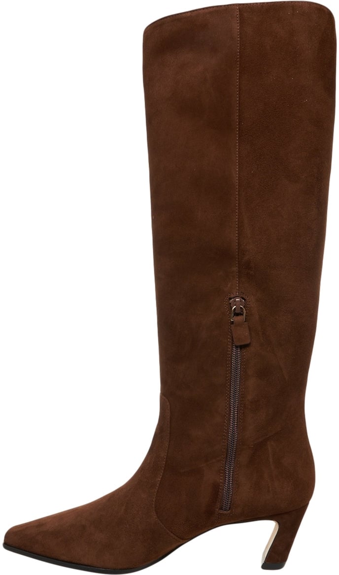 Stuart Weitzman Suede boots 'Stassi' Bruin
