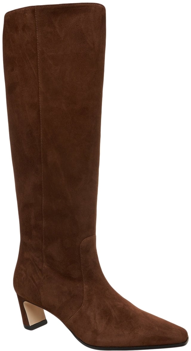 Stuart Weitzman Suede boots 'Stassi' Bruin