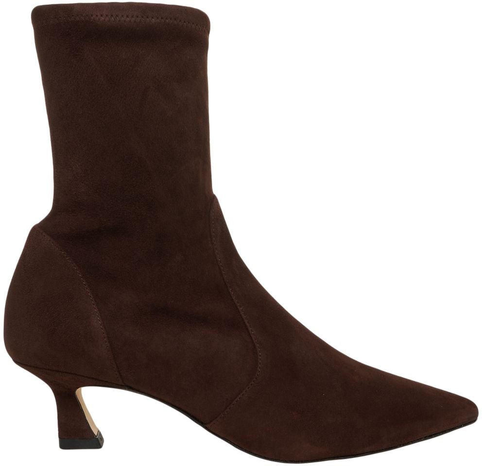Stuart Weitzman Suede ankle boots Bruin