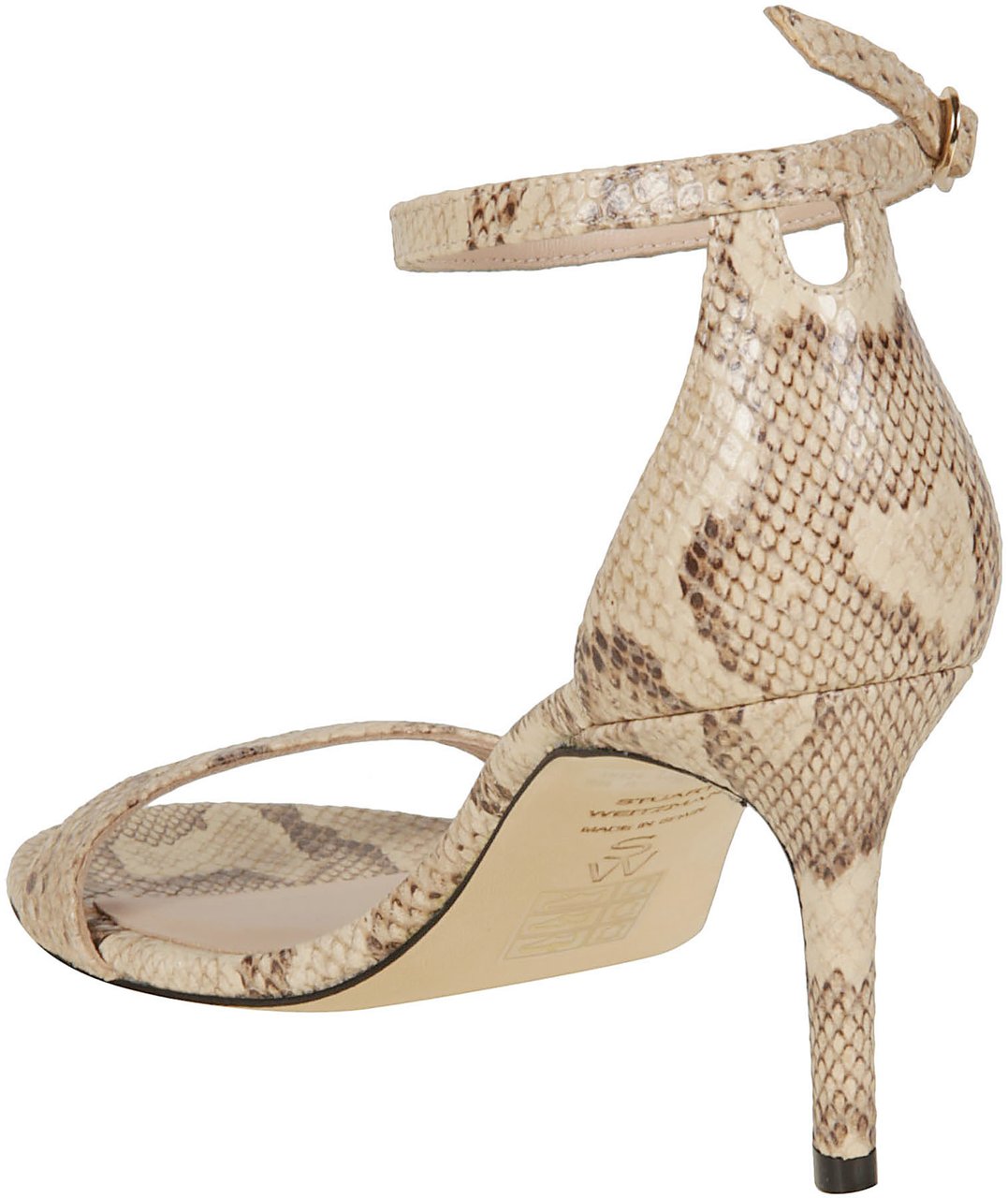 Stuart Weitzman Nudist Ii 75 Sandals Nude Beige