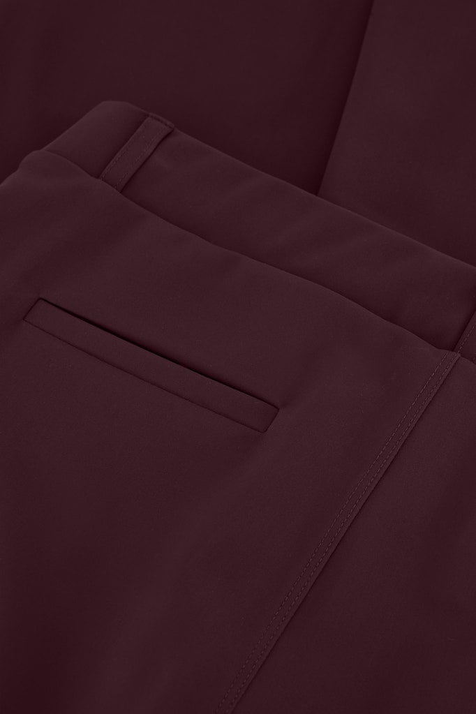 STUDIO ANNELOES - Flair long bonded trousers - 13347 - 3800 Blackberry Rood