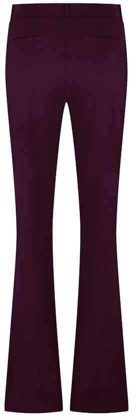 STUDIO ANNELOES - Flair long bonded trousers - 13347 - 3800 Blackberry Rood