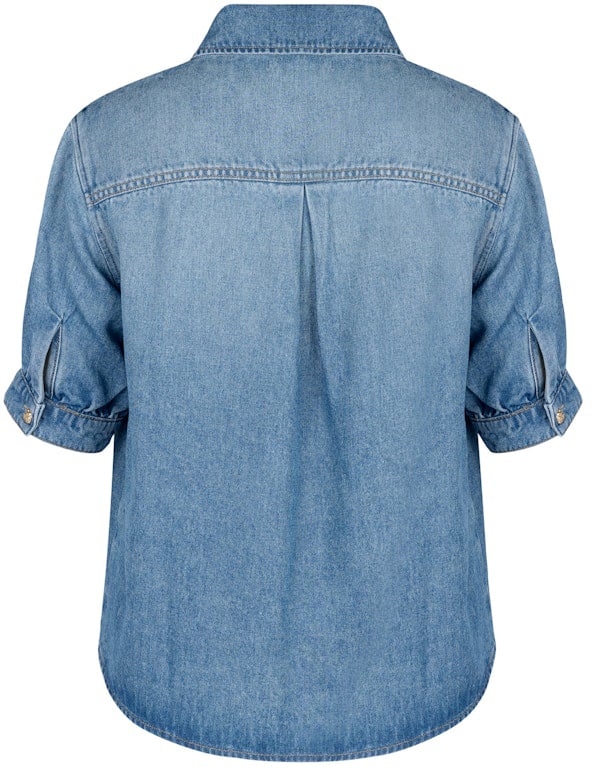 Studio Anneloes STUDIO ANNELOES - Stella denim top - 13593 - 6300 Light blue jeans Blauw