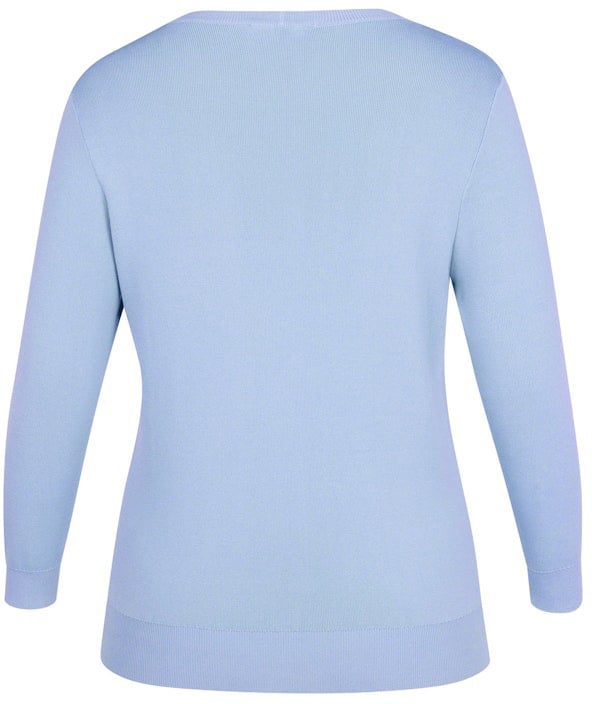 Studio Anneloes STUDIO ANNELOES - Luna 3/4 slv pullover - 13604 - 7000 Pastel blue Blauw