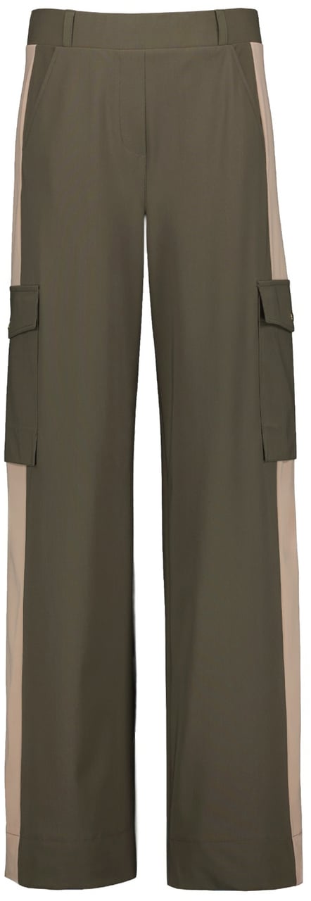 STUDIO ANNELOES - Lexie cargo trousers - 13632 - 7400 New army Groen