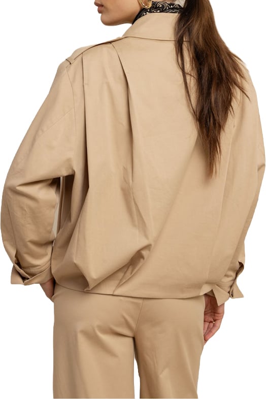 STUDIO ANNELOES - Atlas cotton jacket - 13677 - 2200 Latte Bruin