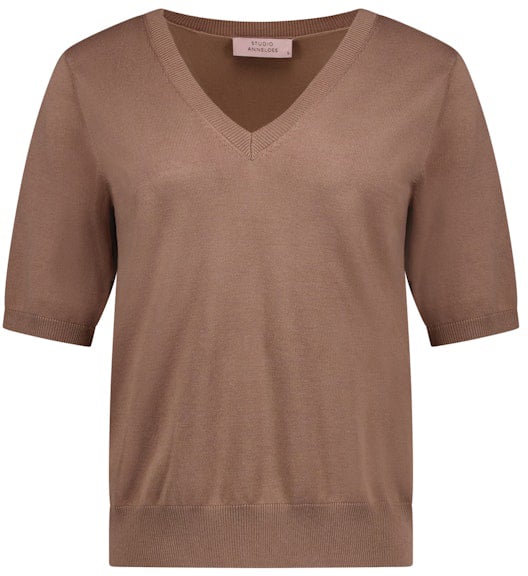 Studio Anneloes STUDIO ANNELOES - Truida pullover - 13694 - 2200 Latte Bruin