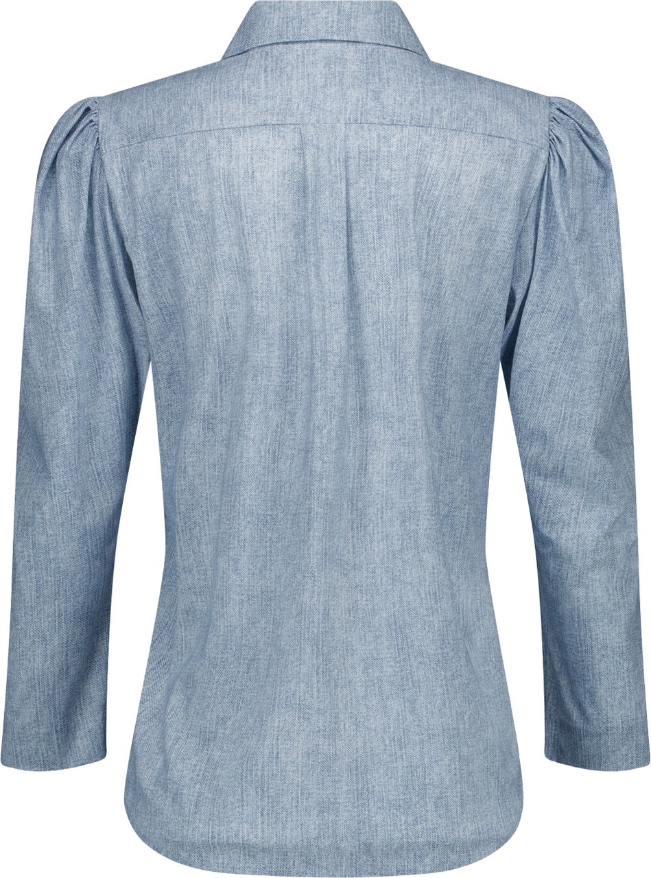 STUDIO ANNELOES - Amanda denim blouse - 13719 - 6700 Denim light Blauw
