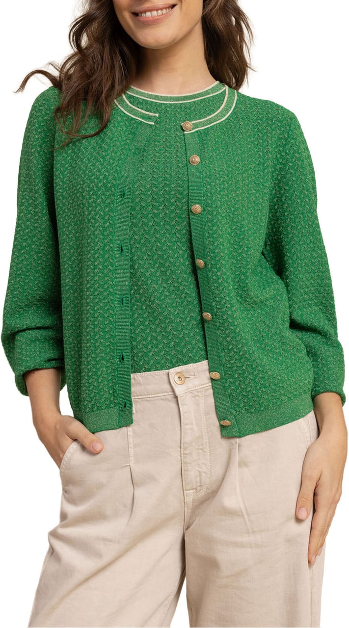 Studio Anneloes STUDIO ANNELOES - Novi twinset singlet - 13772 - 7214 Grass green Groen