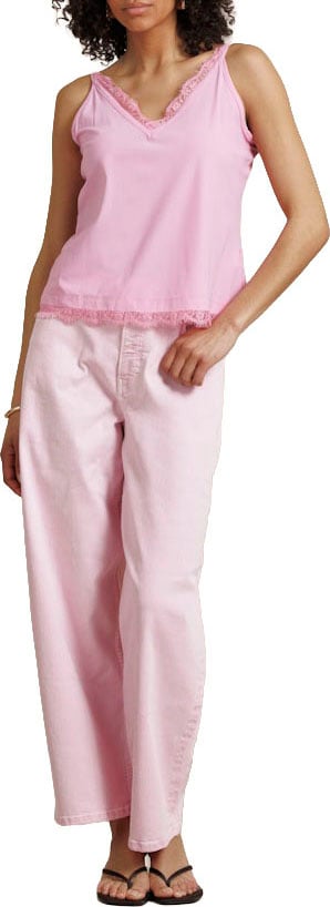 Studio Anneloes STUDIO ANNELOES - Mitzie lace top - 13852 - 4400 Pop pink Rood