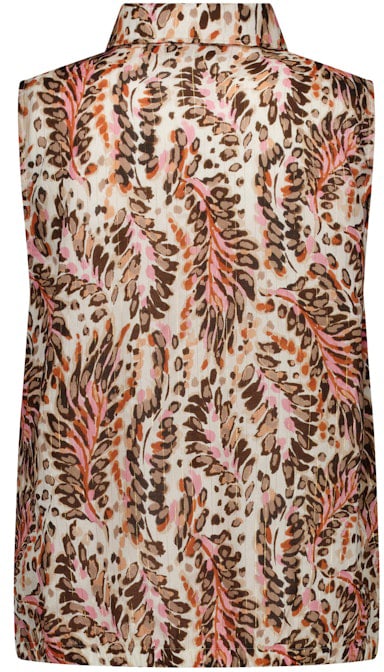 Studio Anneloes STUDIO ANNELOES - Kimmy feather blouse - 13866 - 9997 Multi color Oranje