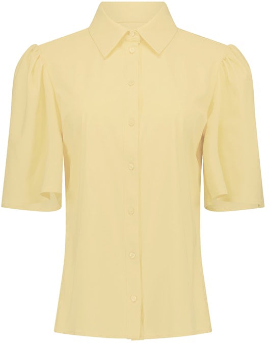 STUDIO ANNELOES - Poppy butterfly blouse - 13877 - 2100 Butter yellow Geel