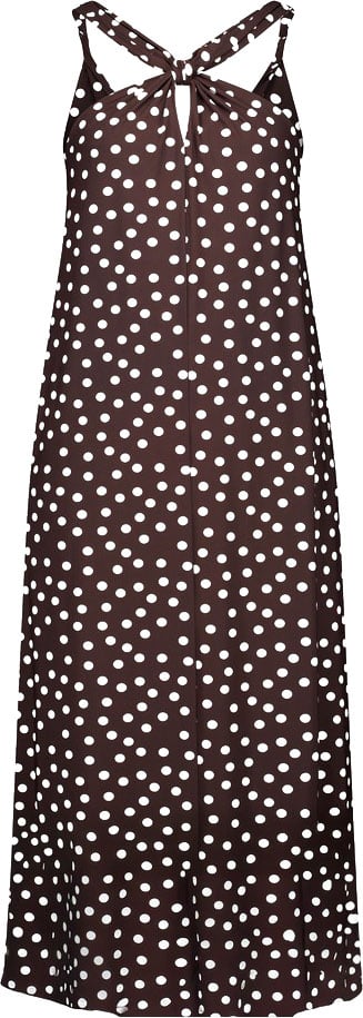 STUDIO ANNELOES - Norah 2way dot dress - 13938 - 8717 Espresso/ecru Bruin