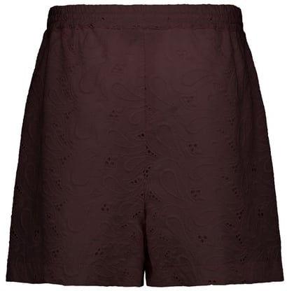 STUDIO ANNELOES - Zena broderie shorts - 13941 - 8700 Espresso Bruin