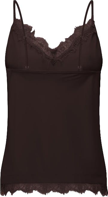 STUDIO ANNELOES - Mitzie lace top - 13955 - 8700 Espresso Bruin
