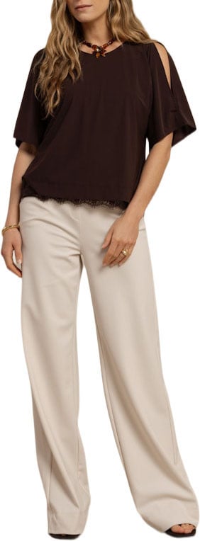 STUDIO ANNELOES - Shelly top - 13969 - 8700 Espresso Bruin