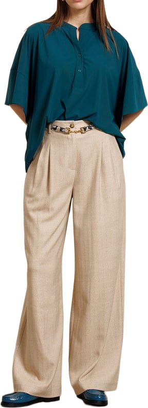 STUDIO ANNELOES - Silvie trouser - 14023 - 8400 camel Beige