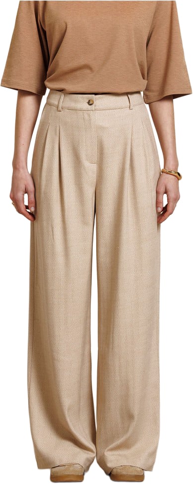 STUDIO ANNELOES - Silvie trouser - 14023 - 8400 camel Beige