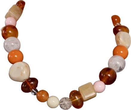 STUDIO ANNELOES - Multi color anniversary necklace - 14176 - 9997 Multi color Oranje
