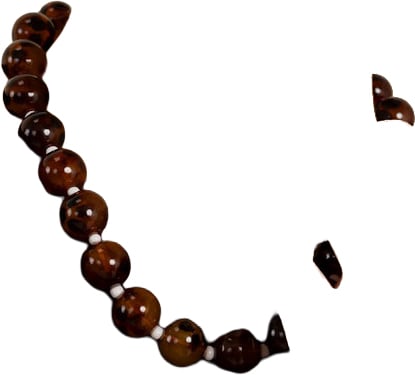 STUDIO ANNELOES - Anniversary necklace - 14178 - 8700 Espresso Bruin