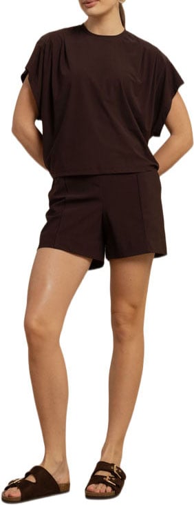Studio Anneloes STUDIO ANNELOES - Leona top - 91541 - 8700 Espresso Bruin