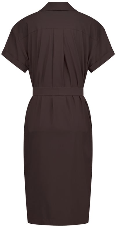STUDIO ANNELOES - Louni blouse dress - 91543 - 8700 Espresso Bruin