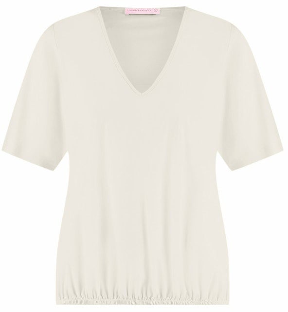 Studio Anneloes STUDIO ANNELOES - Vicky shirt - 94755 - 1400 kit Wit