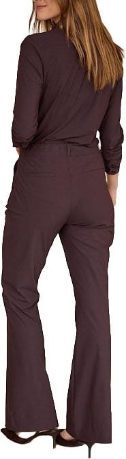 STUDIO ANNELOES - Flair Bonded trousers - 94800 - 8700 espresso Bruin